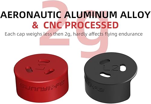 Miniatura 2 de Avata - Tapa protectora de aluminio para DJI Avata FPV, accesorios de dron a prueba de polvo, impermeable, juego de 4 piezas