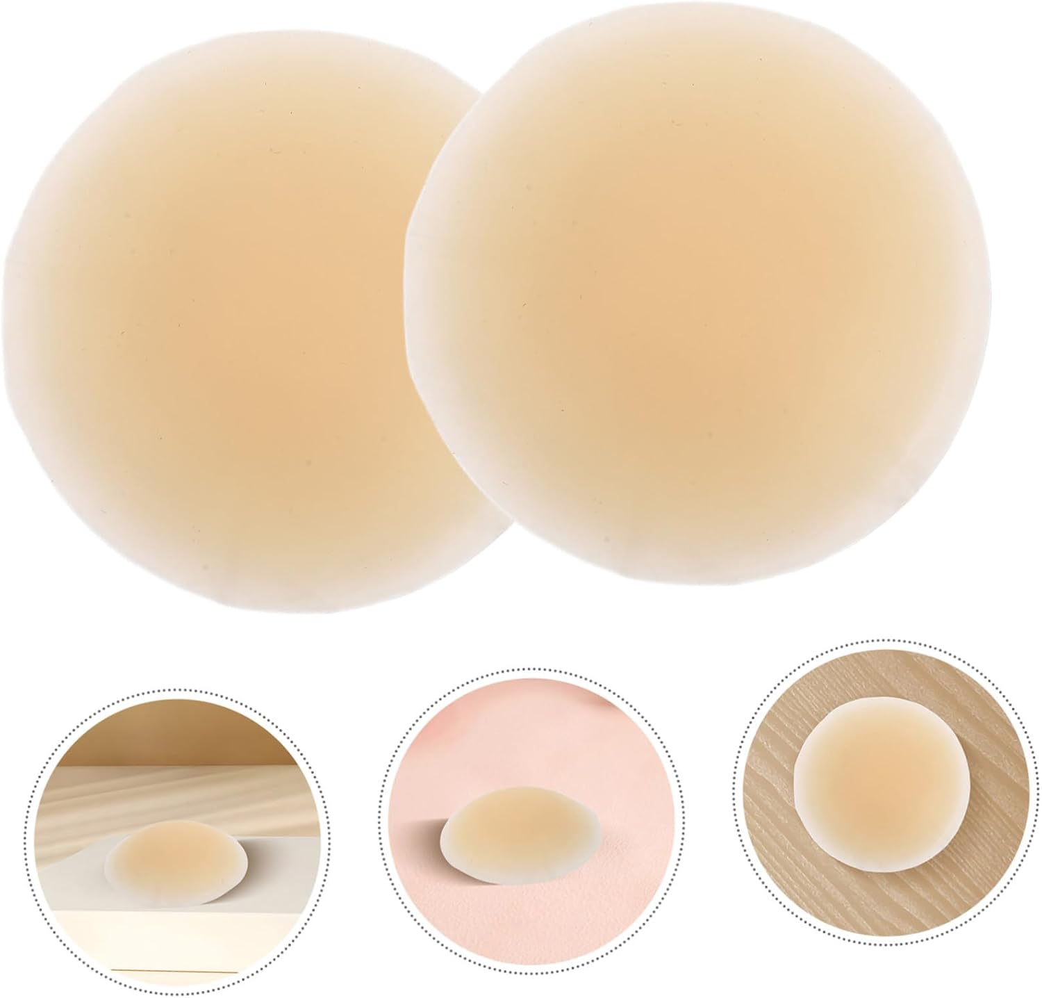 5pairs Ultra-thin Silicone Nipples Covers for Women and Comfortable for Day Wear for Backless and Festivals Skin Tone