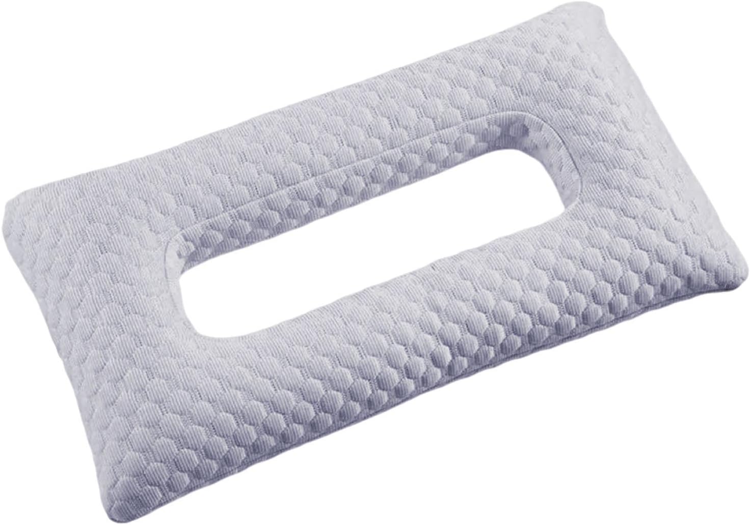 Ear Piercing Pillow for Side Sleeper Comfortable Relaxation Ear Guard Pillow Gray|Specialty Medical Pillows|Bed Pillows & Pillow Covers|Bedding & Linen|Home Furnishing