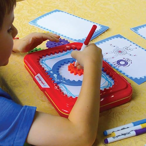 Miniatura 2 de Spirograph Jr. — Jumbo Sized Gears Classic Retro Toy For Spiral Drawing Art Design Toy Kit for Smaller Hands — For Kids Ages 3 and Up
