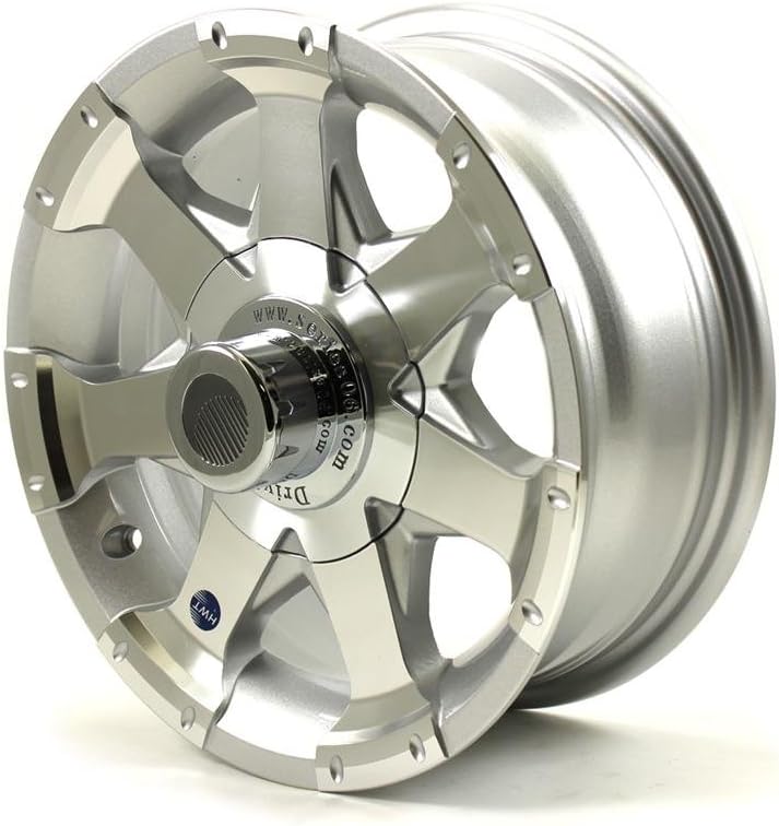 HWT 656655 15X6 6/5.5 Aluminum Series06 Trailer Wheel