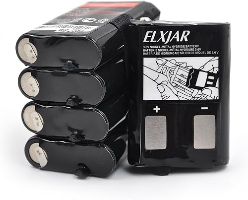 elxjar Paquete de 5 baterías recargables AAA Ni-MH de 3.6 V 700 mAh para radios Motorola GMRS/FRS 53617 KEBT-086-A KEBT-086-B KEBT-086-D