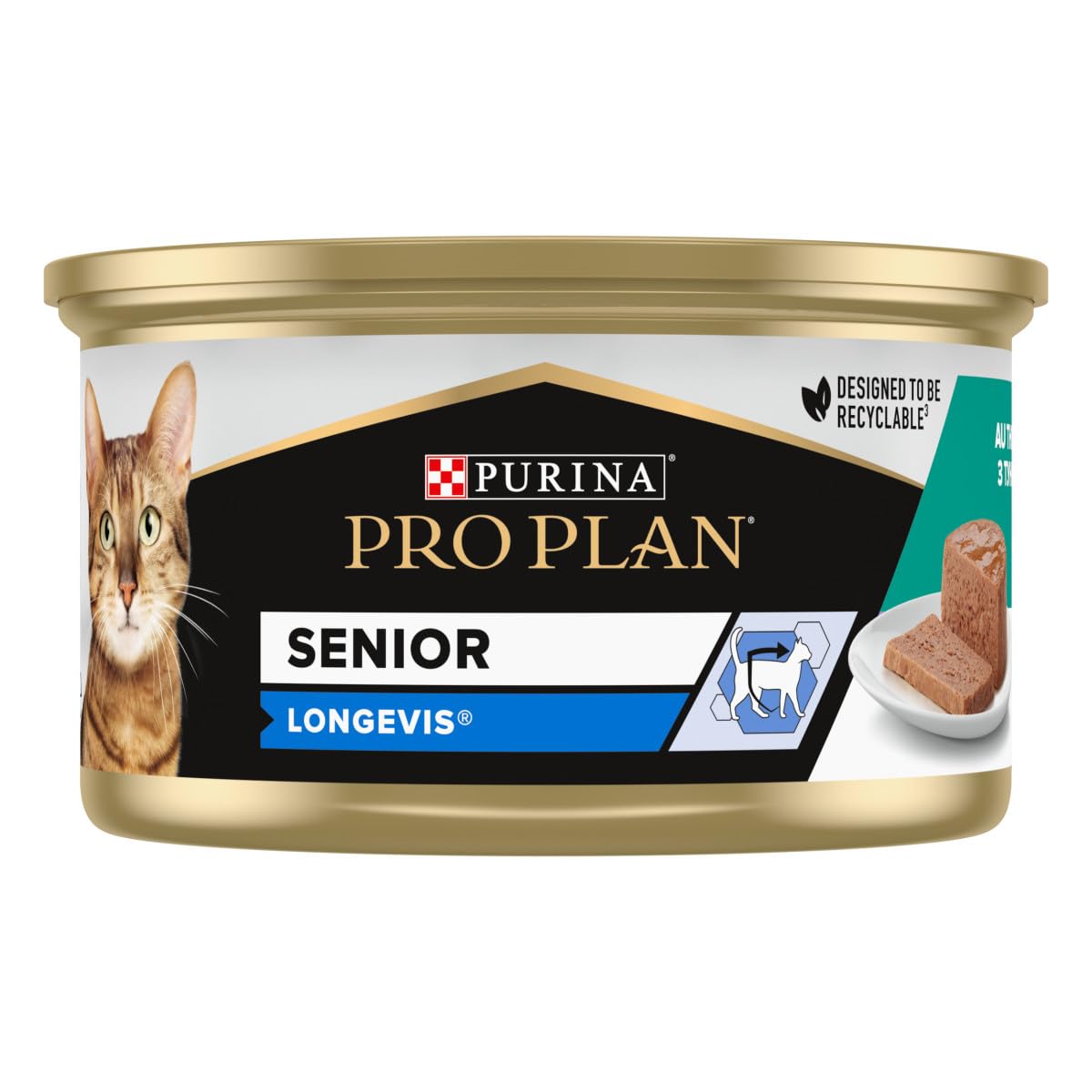 Pro Plan Comida Húmeda Gato Senior 7+ Mousse atún 24x85 g