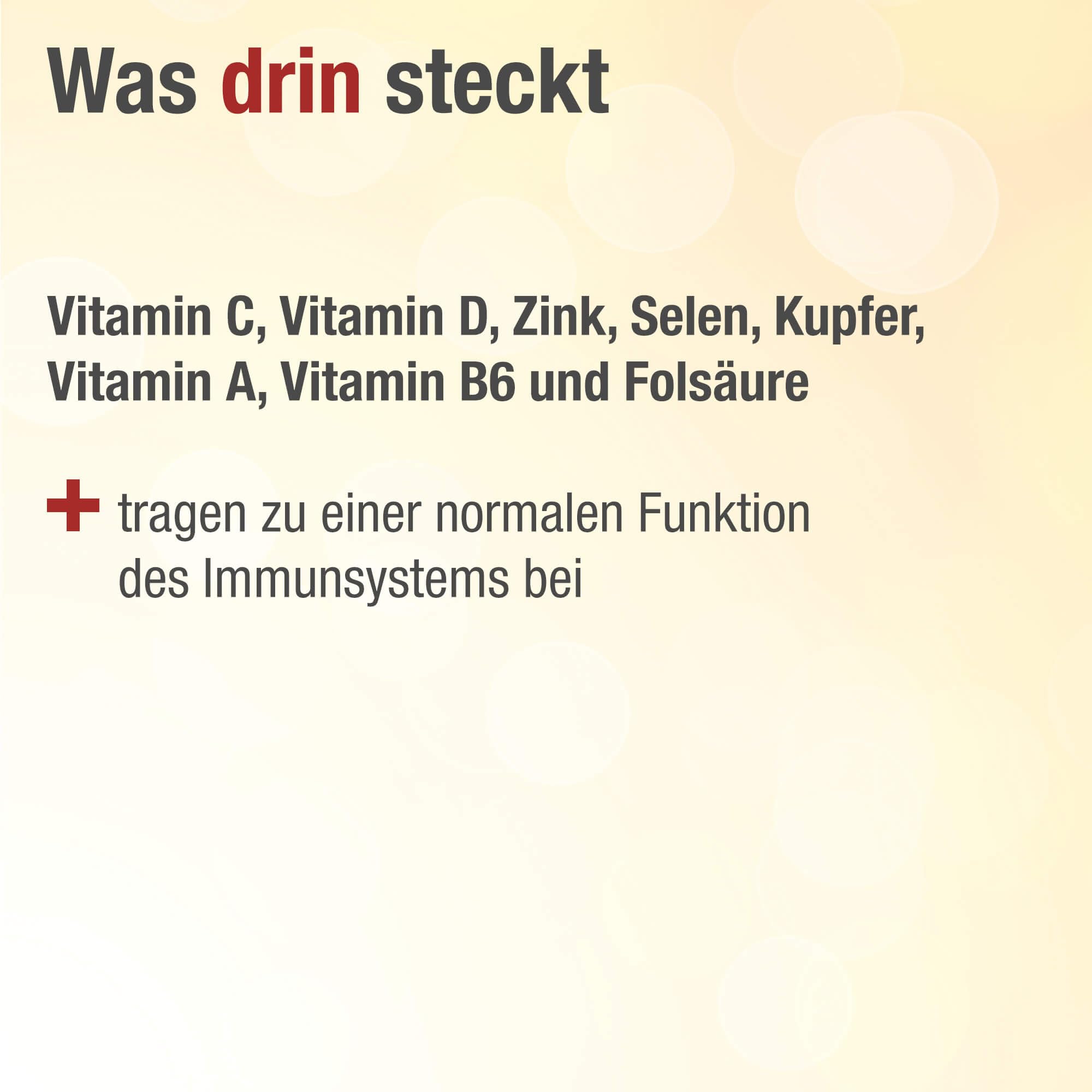 Immun Trinkfläschchen + Folsäuretablette 30 Tagesportionen – bei erhöhtem Bedarf an immunaktiven Mikronährstoffen, mit Vitamin C, D, Zink, Selen, Antioxidantien, Schleimhautschutz