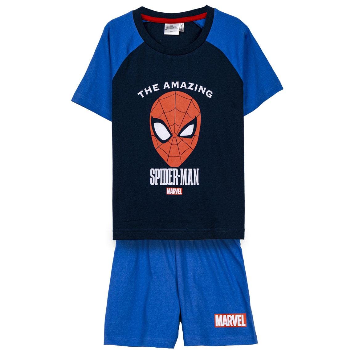 CERDÁ LIFE'S LITTLE MOMENTS Corto Single Jersey Pijama de Verano de Spiderman para Niño Unisex bebé