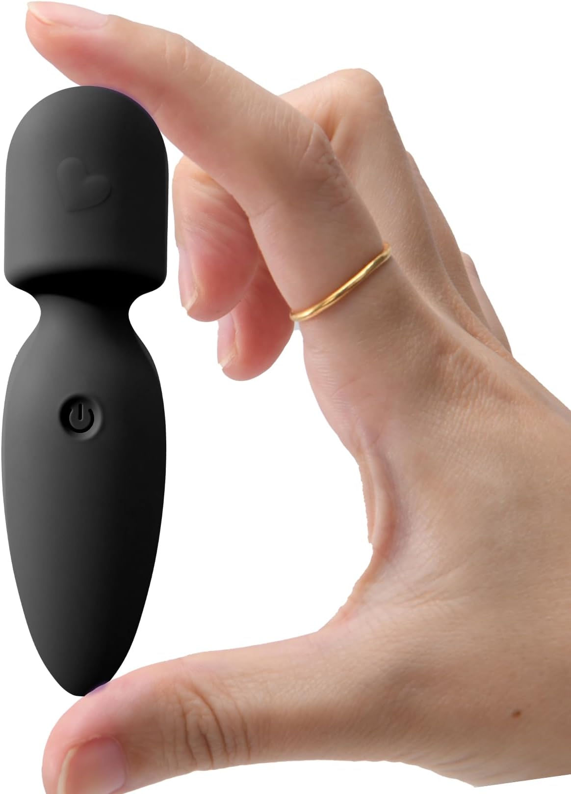 5'' Portable mini Clitoral Vibration Wand with Bendable Head, Mini Clitoris Nipple Labia Vaginal Massager Stimulation Portable Adult Sex Toy with 10 Vibration Modes Sex Teaser for Unisex for Travel