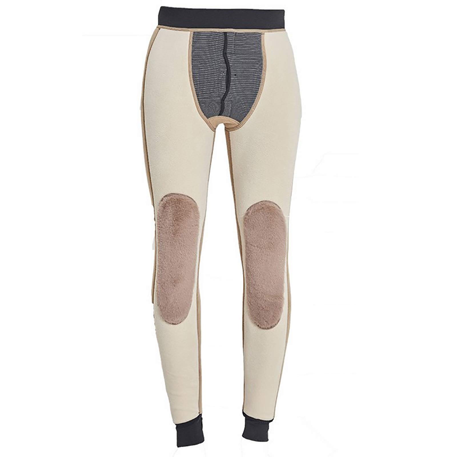 G&F Hombres Pantalones Térmicos Lana Calentar Peso Calzoncillos Largos Pesado Capa Base Pantalones Interior Pantalones Leggings