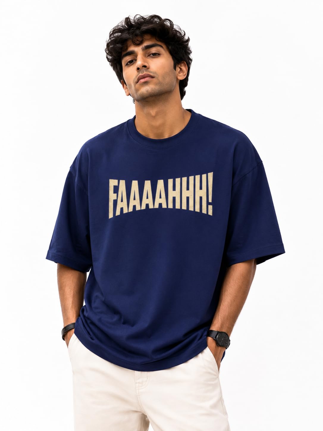 FAAAAHHH! Graphic Oversized T-Shirt-picture-41