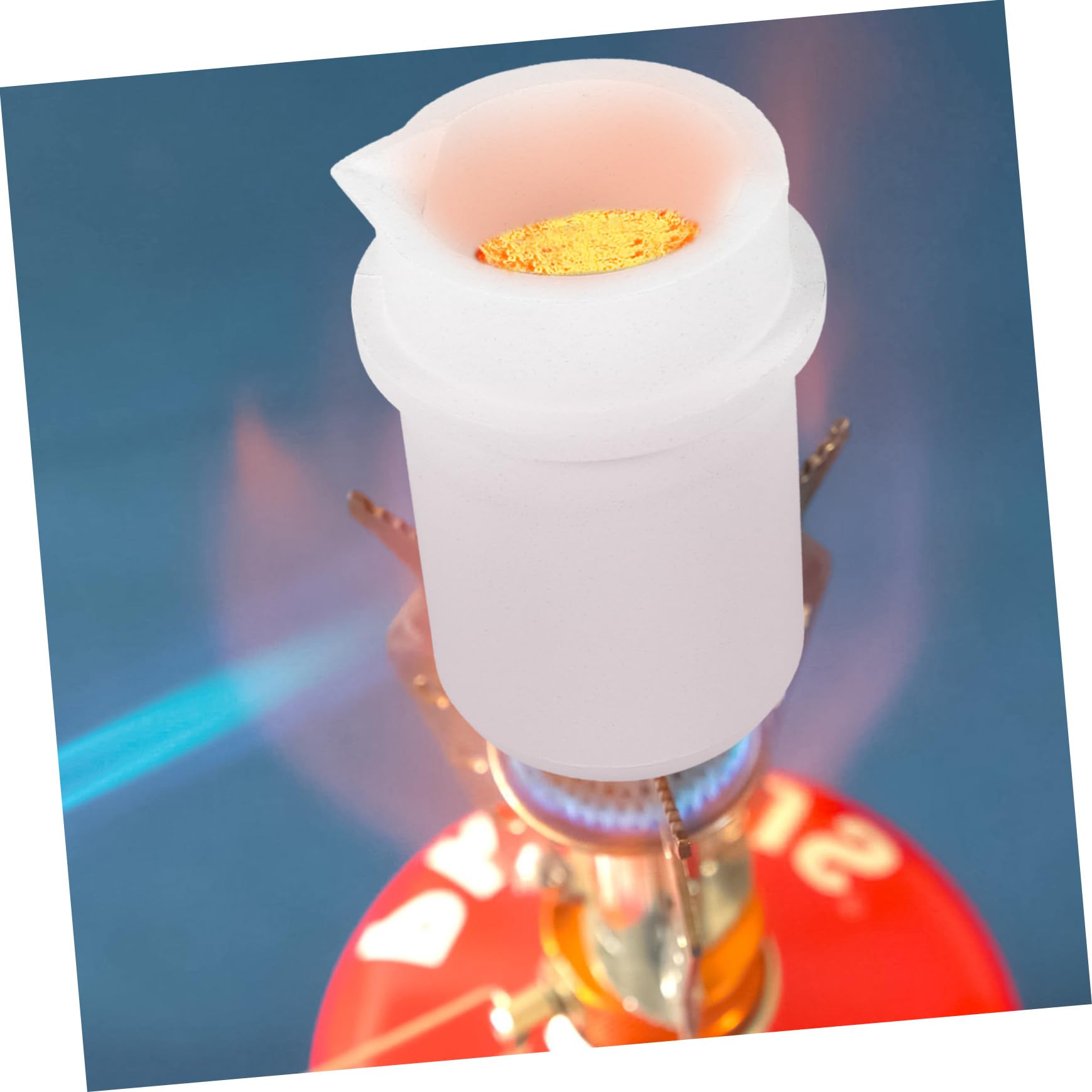 ifundom Crogiolo di Fusione in Quarzo da 1 kg Crogiolo in Ceramica Resistente alle Alte Temperature Elevata qualità e Resistenza alla Corrosione per Fusione Metalli Preziosi e Leghe