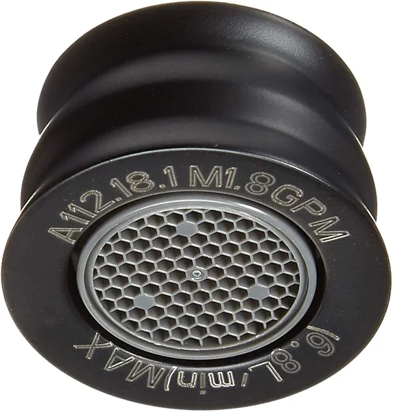 Danze DA500186NBS Standard Female Faucet Aerator Kit, 1.75 GPM, Satin Black