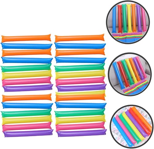 Miniatura 8 de Totority 30 piezas de reabastecimiento de combustible, juguetes deportivos, globos inflados, juguetes inflados, fabricantes de ruido, Bam Bam Bam