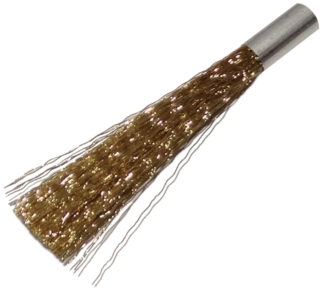 AERZETIXC13495 Replacement for C13864 Brass Brush Pen and Stylus Pen - Cleaning before Soldering - Micro-Sanding