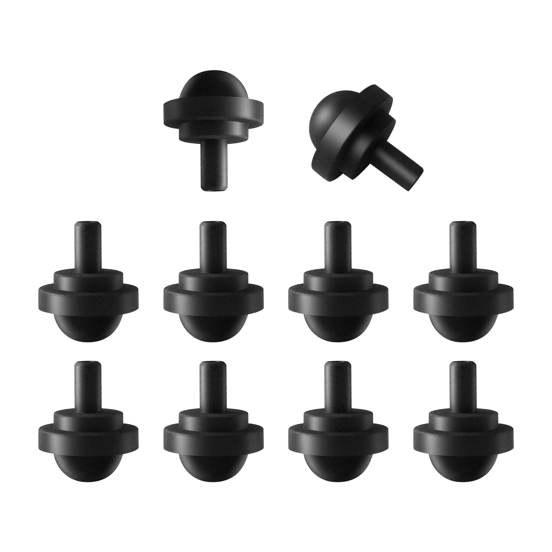 8-Pack Rubber Grate Feet For Viking Gas Ranges - Heat-Resistant Support Bumpers (Fits Part 039134-000