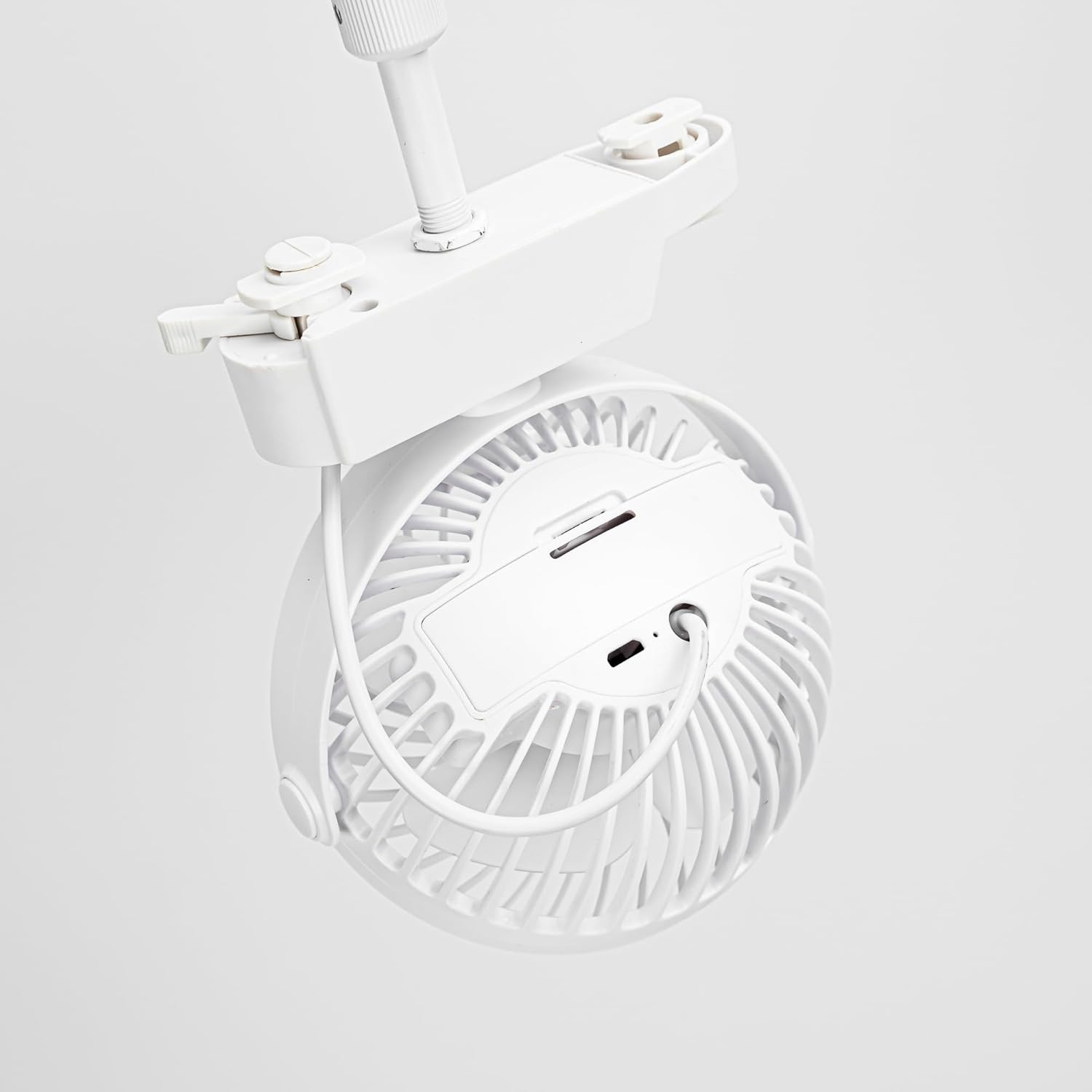 3個入り 送風機 伸縮アーム付き 長さ0-7cm調節可 ダクトレール式 ライティングレール用の送風機 観葉植物 ペット用可 取付簡単