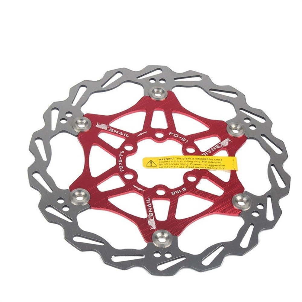 Dischi Freno Mtb 1 Pcs Mountain Bike Rotore Del Freno Forte Dissipazione di Calore Rotore Galleggiante 160 Millimetri 180 Millimetri 203 Millimetri MTB Pastiglie Freno a Disco for La Bicicletta Ultral