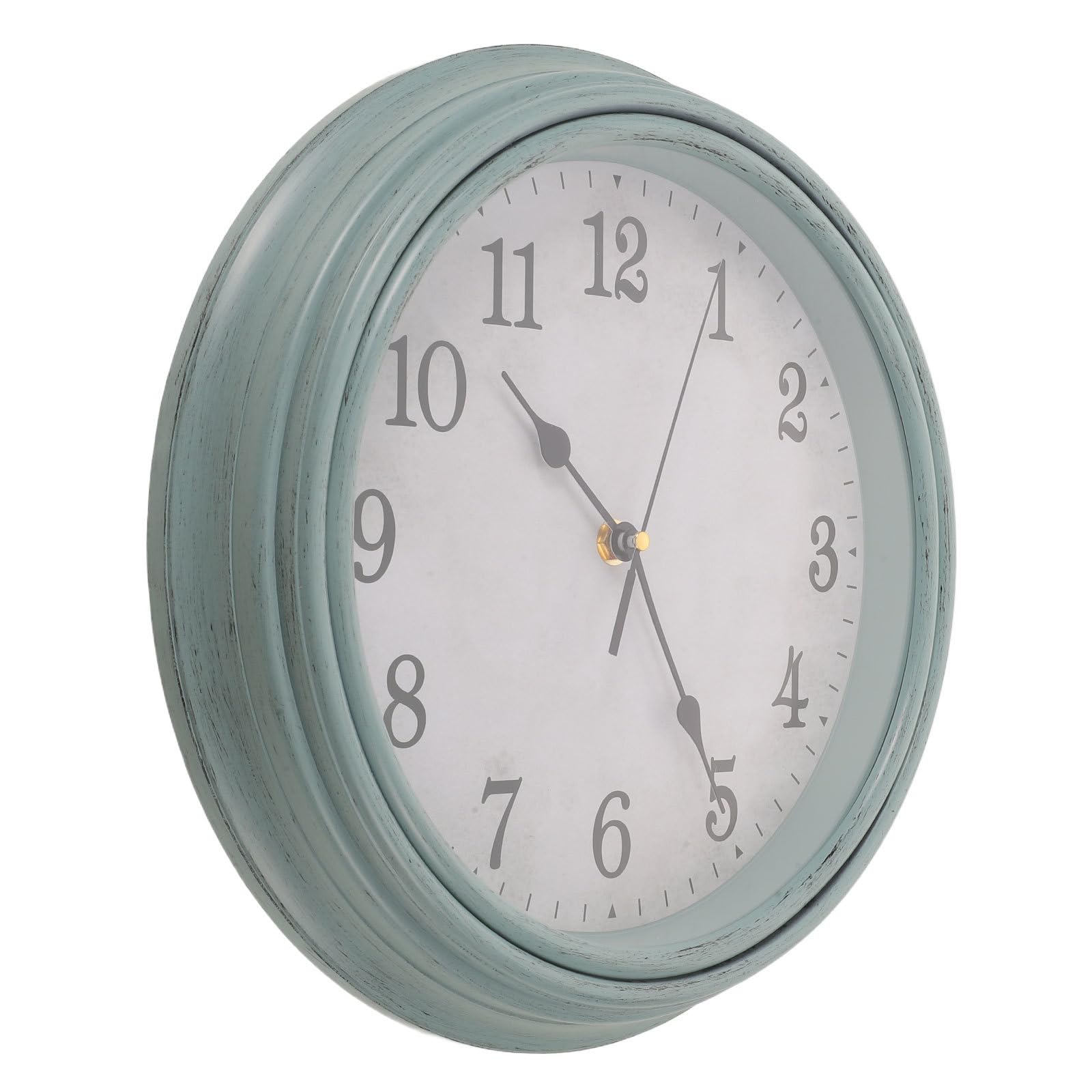 INOOMP Horloge Murale Vintage, Horloge Ronde silencieuse de 30 cm (12