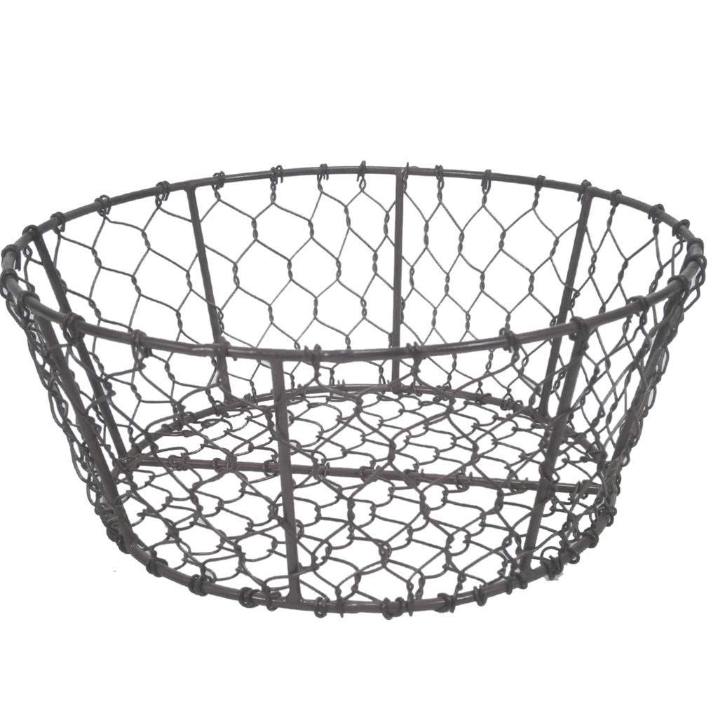 Royallifestylee Black Iron Wire Basket Amazon.in Home & Kitchen