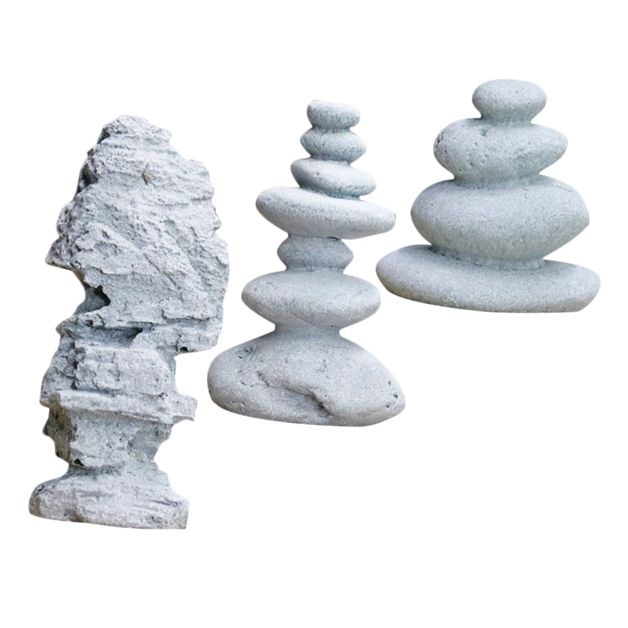 Decoración de pecera con mini rocalla de piedra Ciieeo para acuarios pequeños