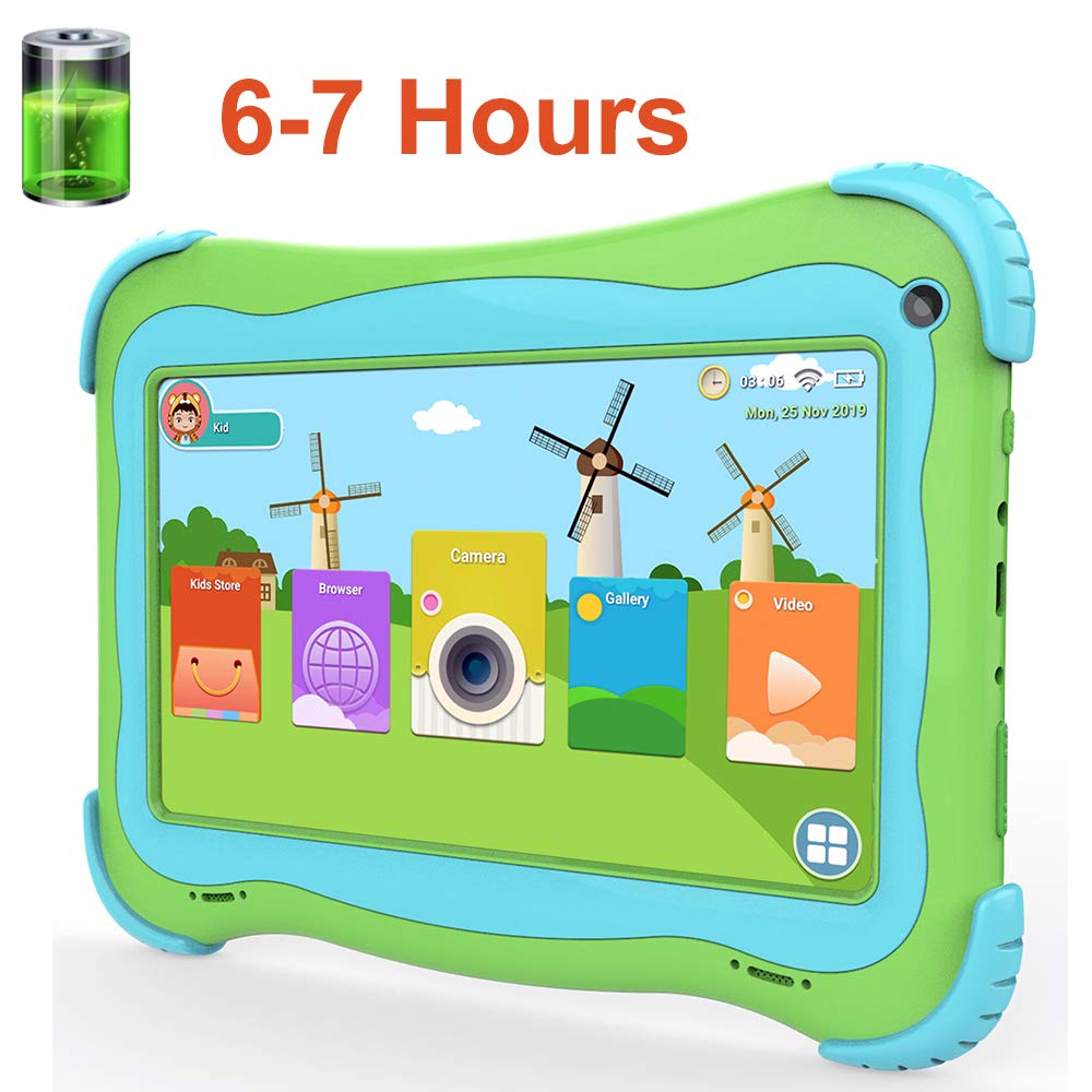 Buy Kids PC 7 Inch Quad Core Android 3800mAh Works 8 Hours, Safety Eyes