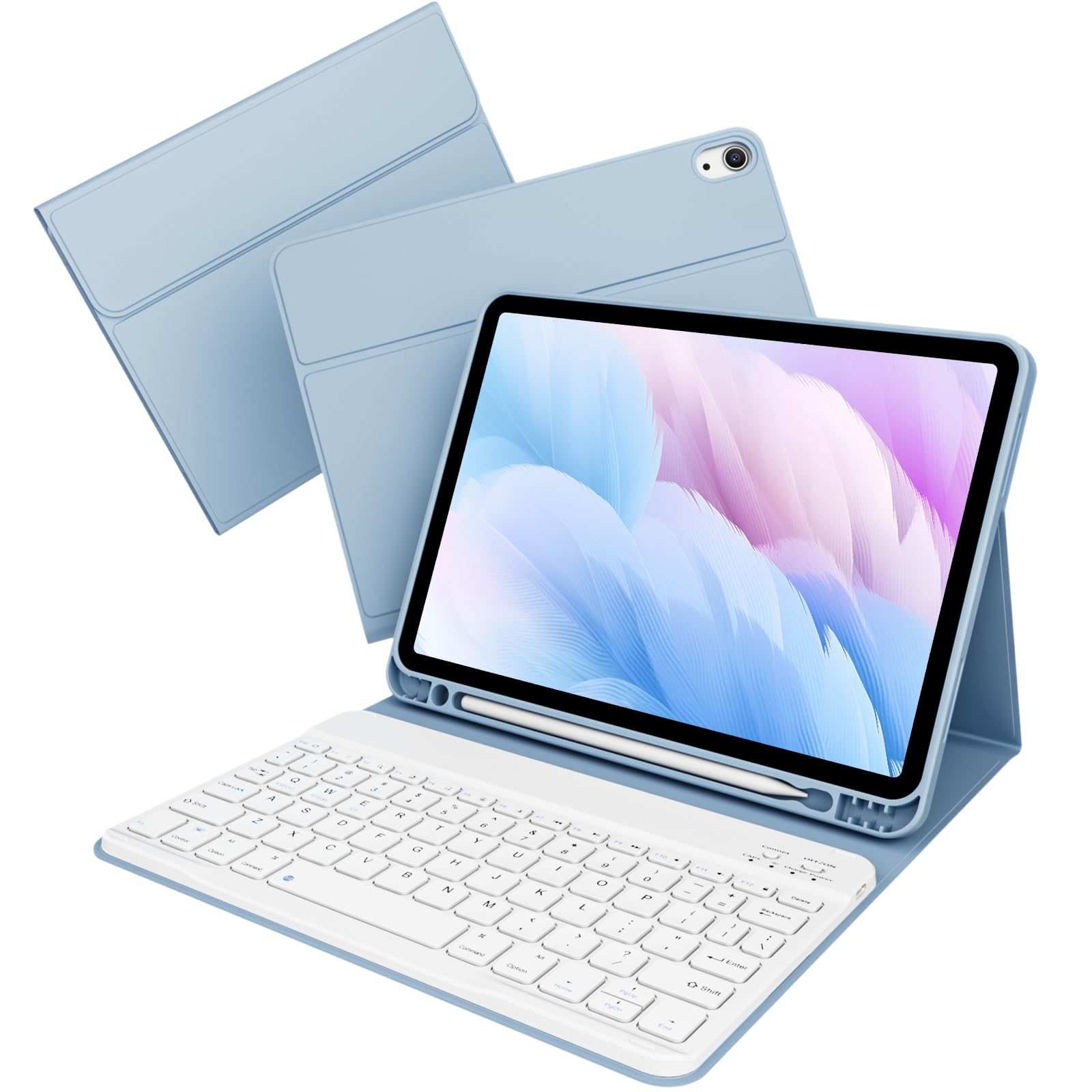 Kenke for iPad Air 11 Inch Case with Keyboard M4/M3/M2 (2026/2025