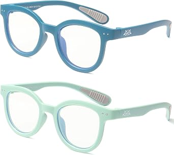 EYEBUDDY Blue Light Glasses for Kids Boys Girls,Computer Gaming Bluelight Glasses,Fake Glasses for Ages 2-12