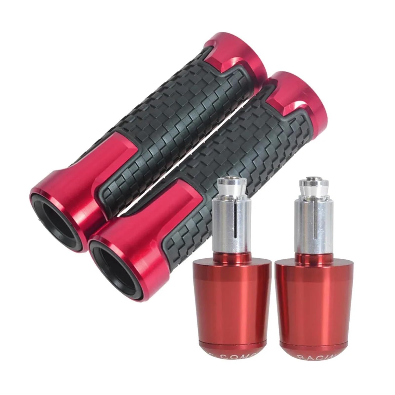 Manopole Manubrio Moto Impugnatura Per SU@&ZUKI GSR400 GSR750 GSR600 2006-2021 Moto Manubrio Grip Ends Plug(04)