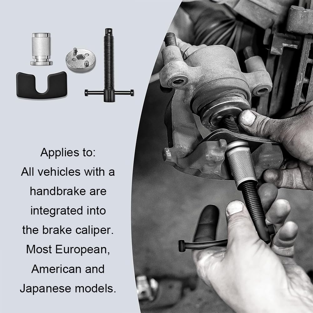 Reposicionador De Pistones De Freno, Piston De Freno Herramienta, Brake Caliper Tool, Brake Caliper Compression Tool, para reemplazo de Pastillas de Freno, reparación de Cilindros de Freno