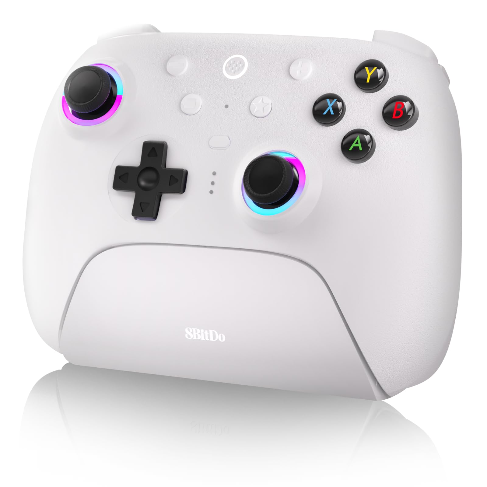 8Bitdo Ultimate Bluetooth コントローラー ホワイト Amazon.com: 8Bitdo Ultimate Bluetooth Controller with