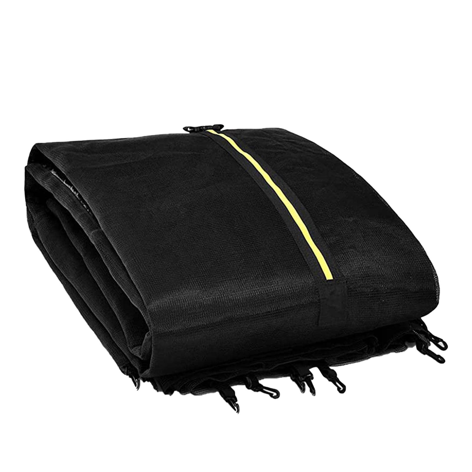 Red de trampolín para exteriores, red de repuesto de seguridad, red de seguridad transpirable para camas elásticas de 1,8 m y 2,4 m, fácil instalación, resistente a la intemperie