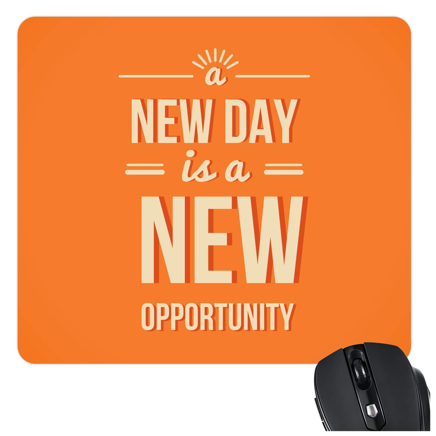 Yaya Cafe New Year Christmas Gifts Motivational Quote Printed Mousepad for Computer, PC, Laptop - A New Day is A New Opportunity (B07JR7B16K) Amazon Price History, Amazon Price Tracker