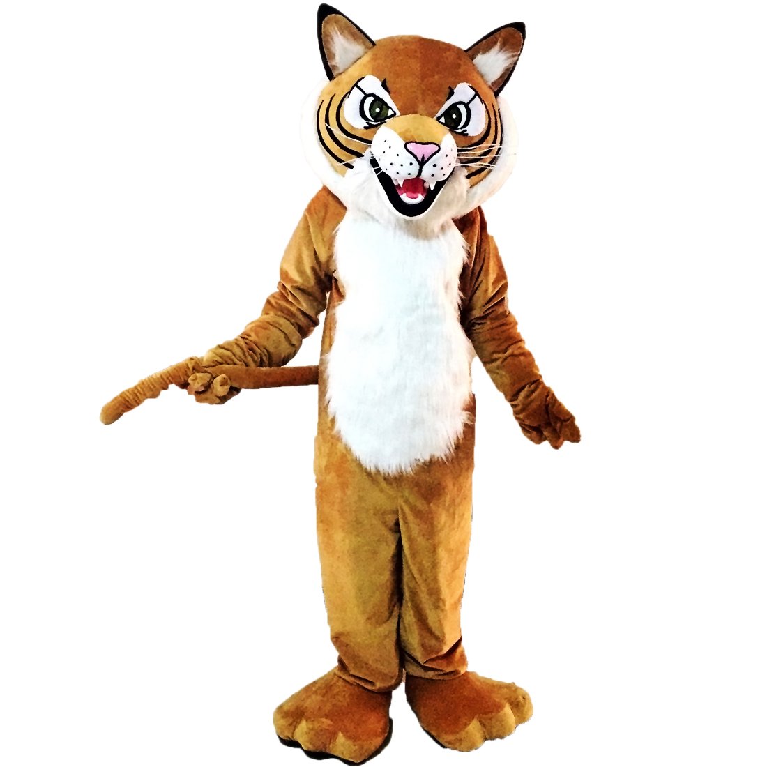 Tiger Wild Cat Mascot Costume Character Real Picture