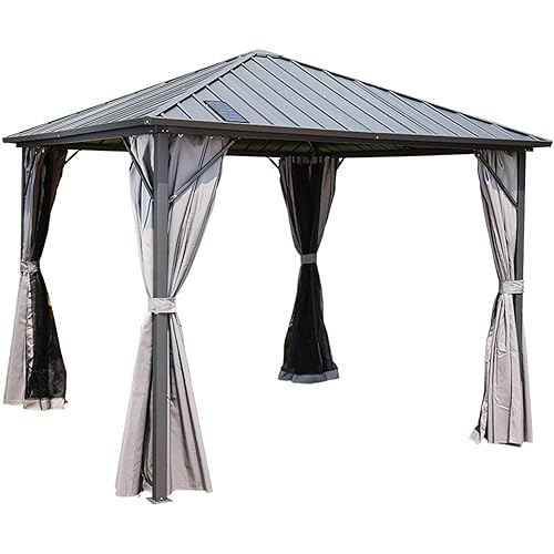 MARURY New Chinese Style Outdoor Galvanized Pavilion, Tent Villa Courtyard