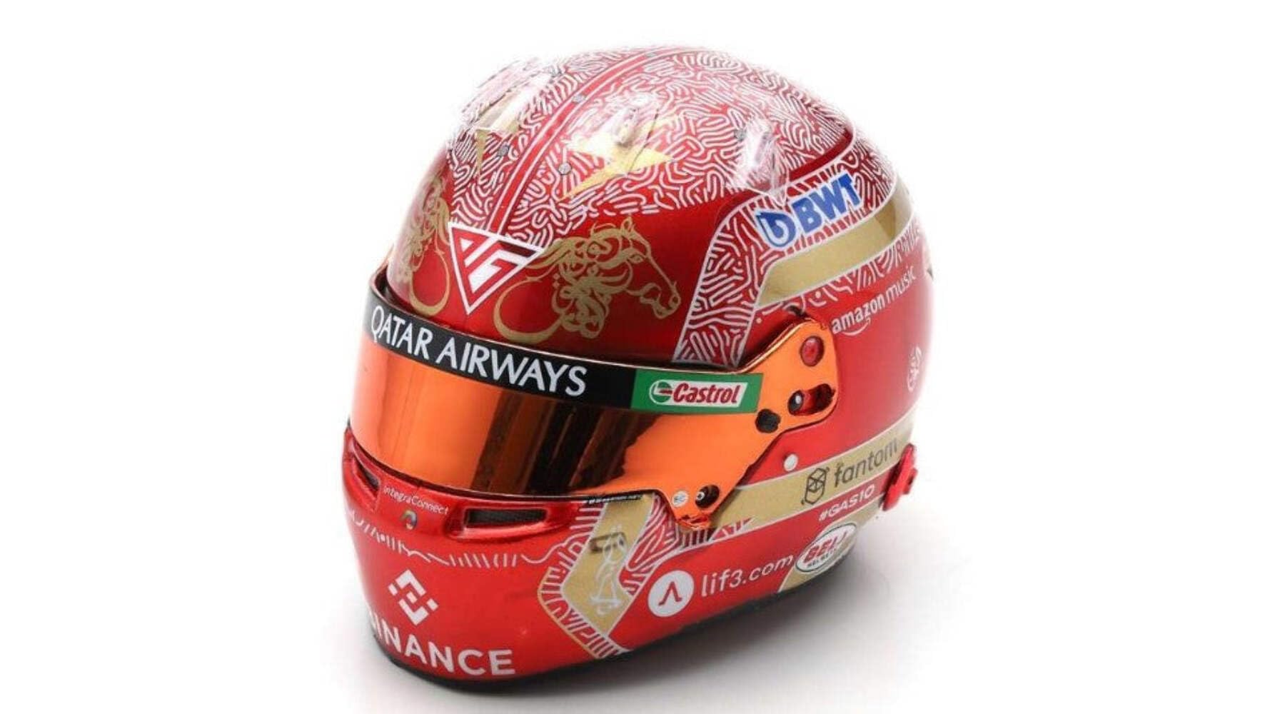 Spark Alpine Pierre Gasly 1:5 2023 Bell Model Race Car Helmet - Official Merchandise - Special Edition/Limited Edition