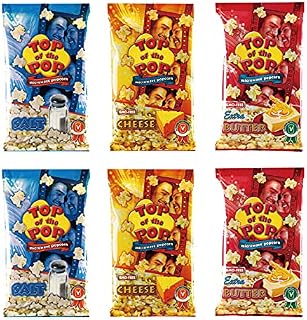 ポップコーン トップオブザポップ 3種×2 アソートセット 塩 チーズ バター 電子レンジ ポップコーンの素