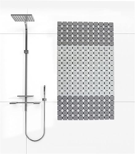 Miniatura 4 de Tapete de ducha antideslizante con ventosas y agujero de drenaje para bañera y ducha Fácil de secar fácil de cortar ecológico