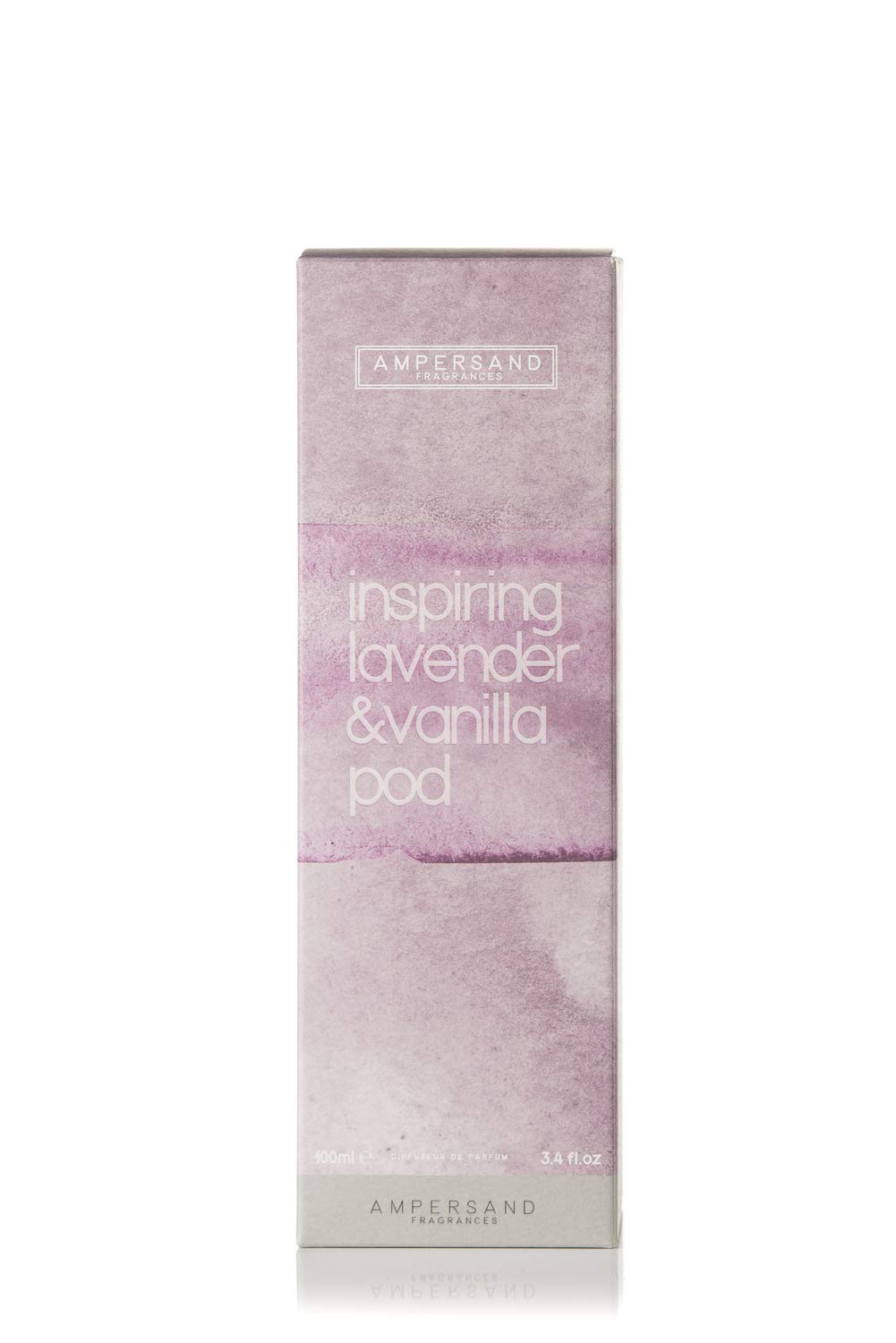 Ampersand Fragrances Lavender & Vanilla Pod Reed Diffuser (100ml) Floral & sweet home fragrance