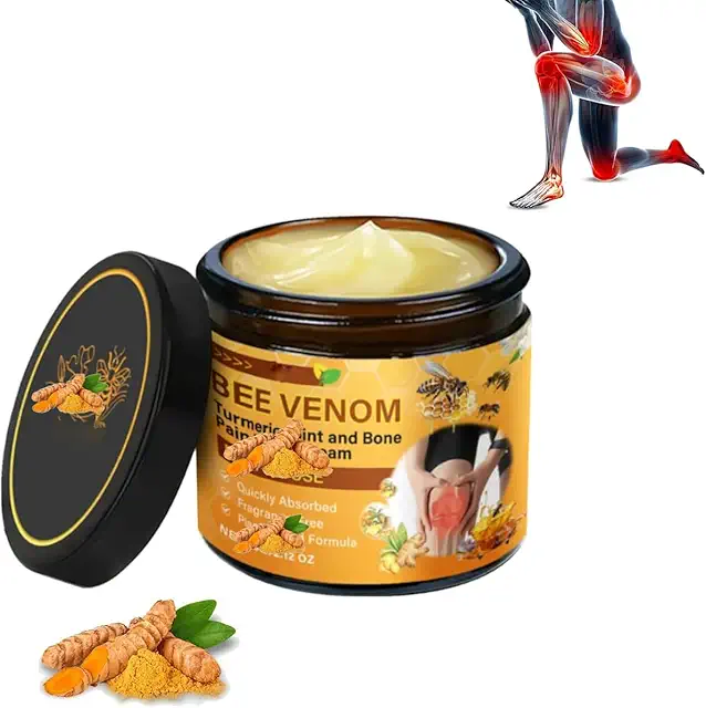 Bienengift & Kurkuma Gelenk Creme - Natürliche Knochenschmerzlinderung (60g)