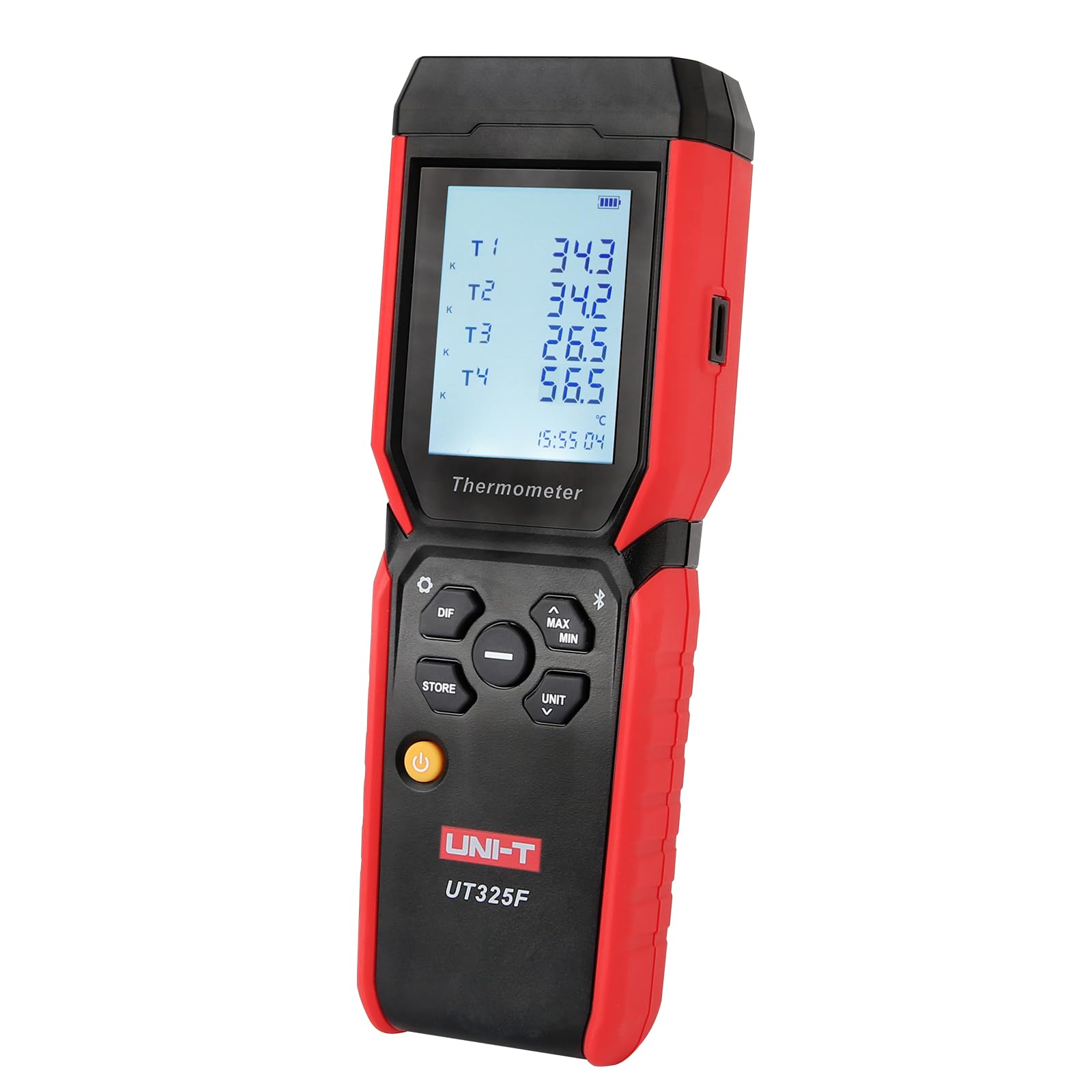UNI-T UT325F Intelligent Industriell Klasse 4-Kanal Thermoelement Thermometer/J,K,T,E,R,S,N Typ Sonde Bluetooth Daten Lagerung