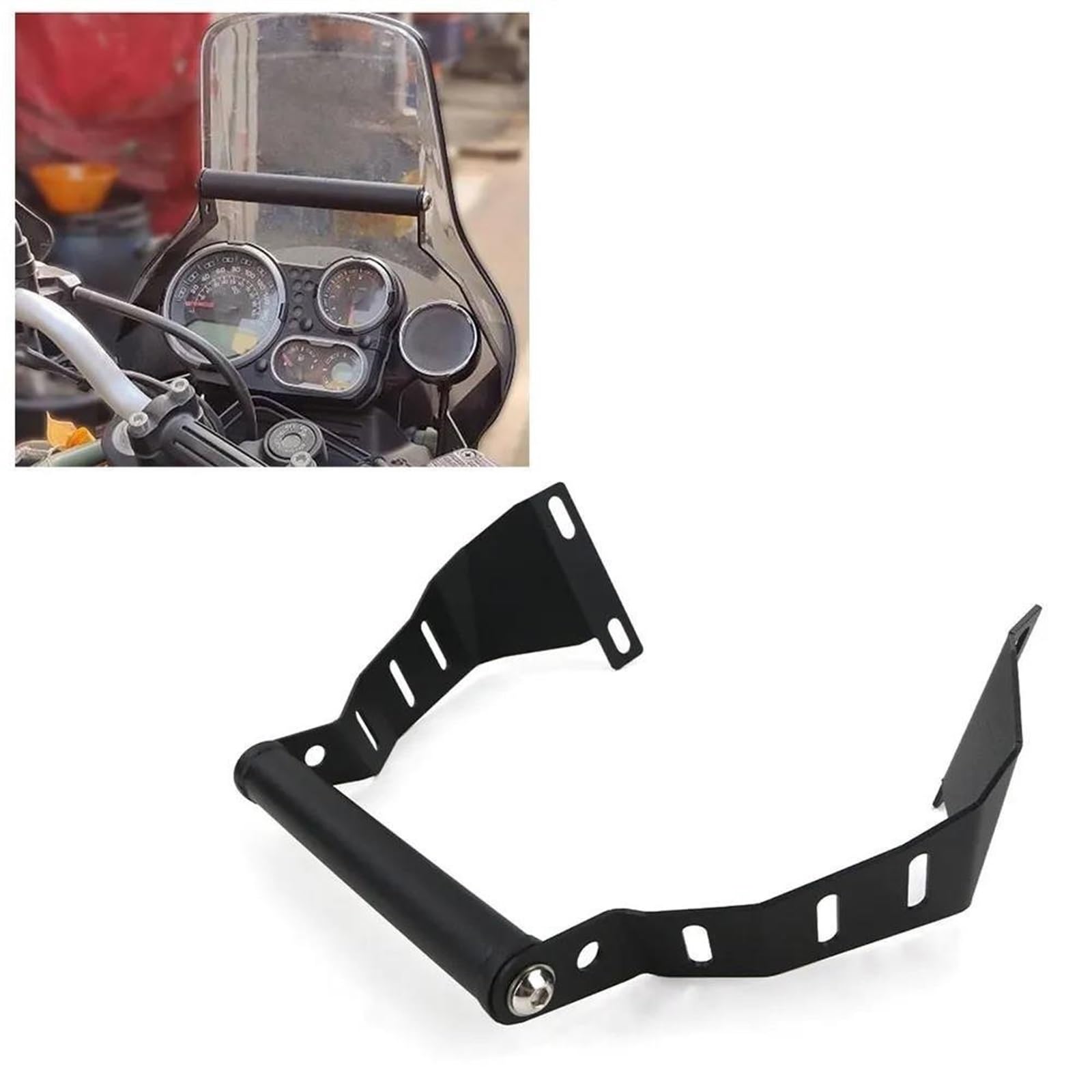Soporte para Navegación GPS para Royal para Enfield para Himalayan BS6 2021 2022 2023 Accesorio Motocicleta Soporte Montaje para GPS Y Navegación para Teléfono Móvil Soporte Navegación