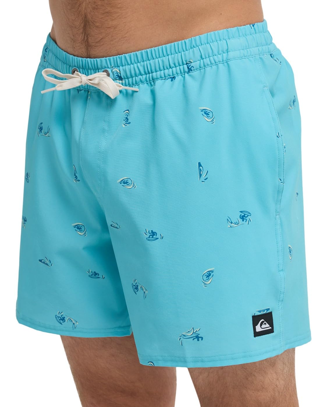 Quiksilver Stretch Printed Volley 16" - Schwimmshorts - XL - Blau.