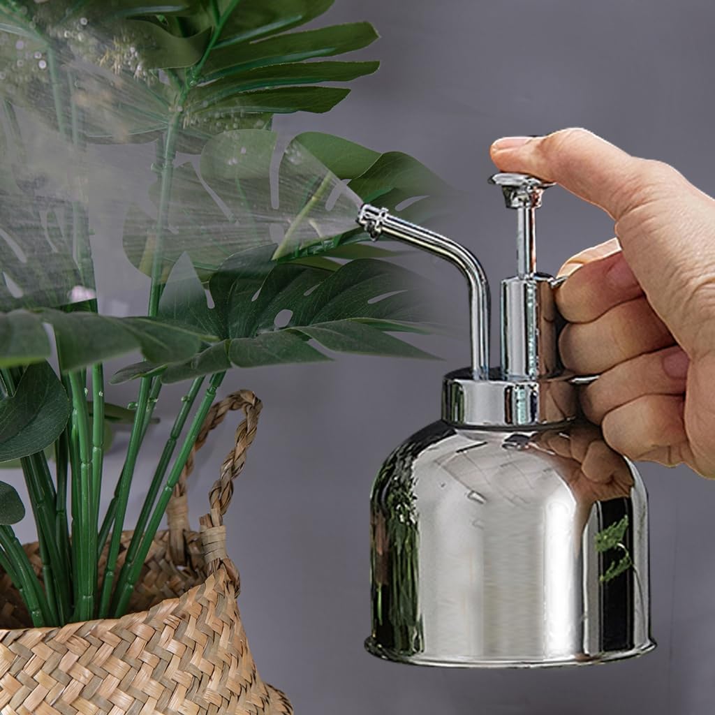 Ergonomiczna trwałość stal nierdzewna mała konewka odporna na rdzę lekka na balkon ogród i rośliny doniczkowe