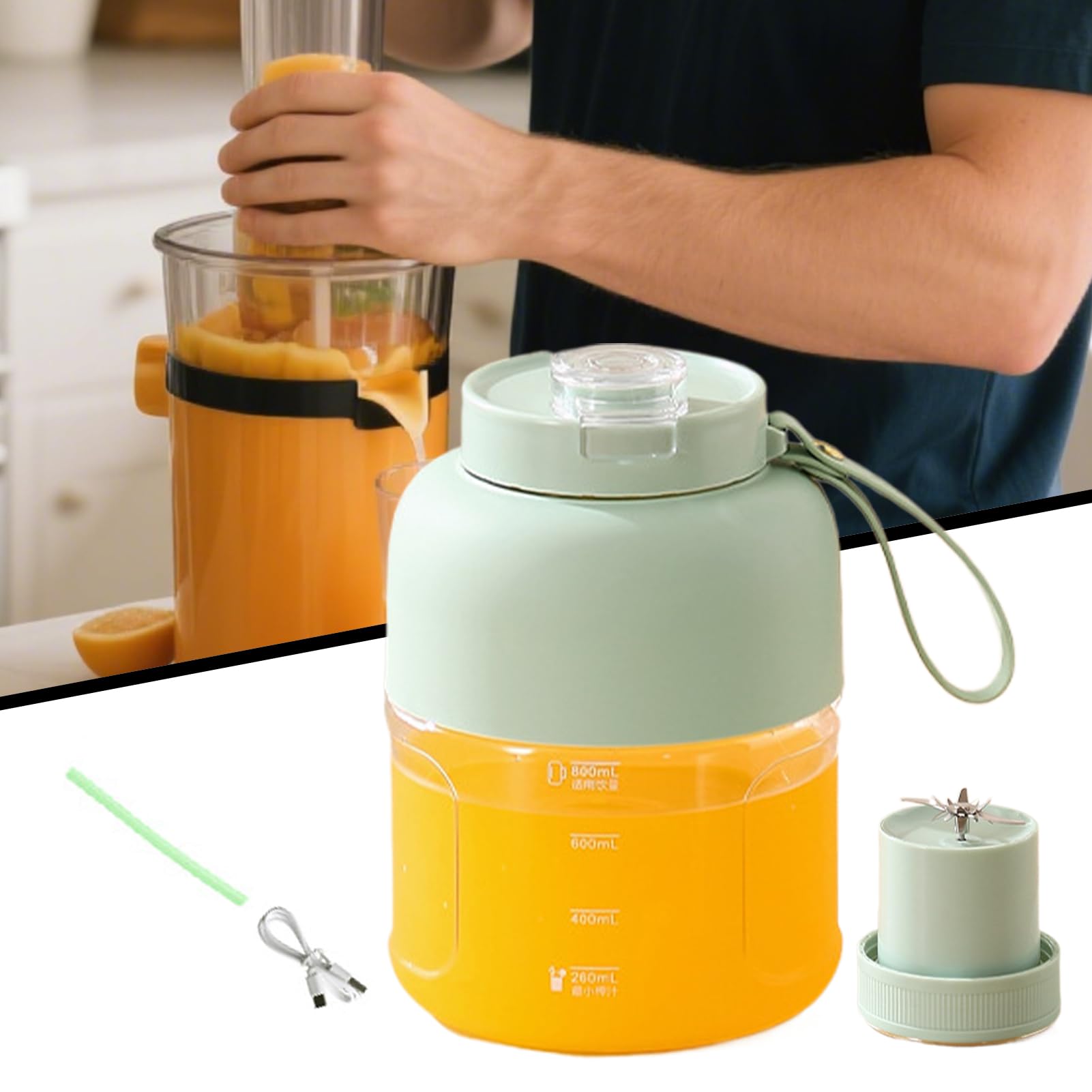 Przenośny blender kubkowy Narzędzia Do Owoców I Warzyw Soki Koktajle Napoje