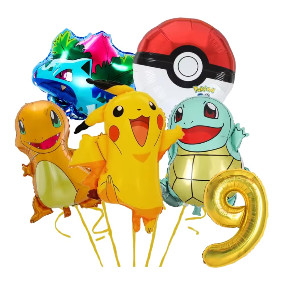 Pokémon Number/Numerical Balloons | Mix 1 | Nine — image 1