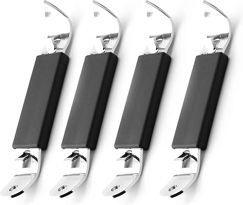 LUTER 4 abridores magnéticos de botellas de 4.33 x 0.9 pulgadas, abridores de botellas manuales de acero inoxidable con imán para bebidas de latas