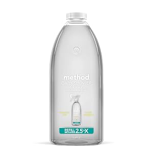Method Daily Shower Cleaner Refill Eucalyptus Mint For Showers Tile Fixtures Glass and Tubs 68 Fl Oz Pack
