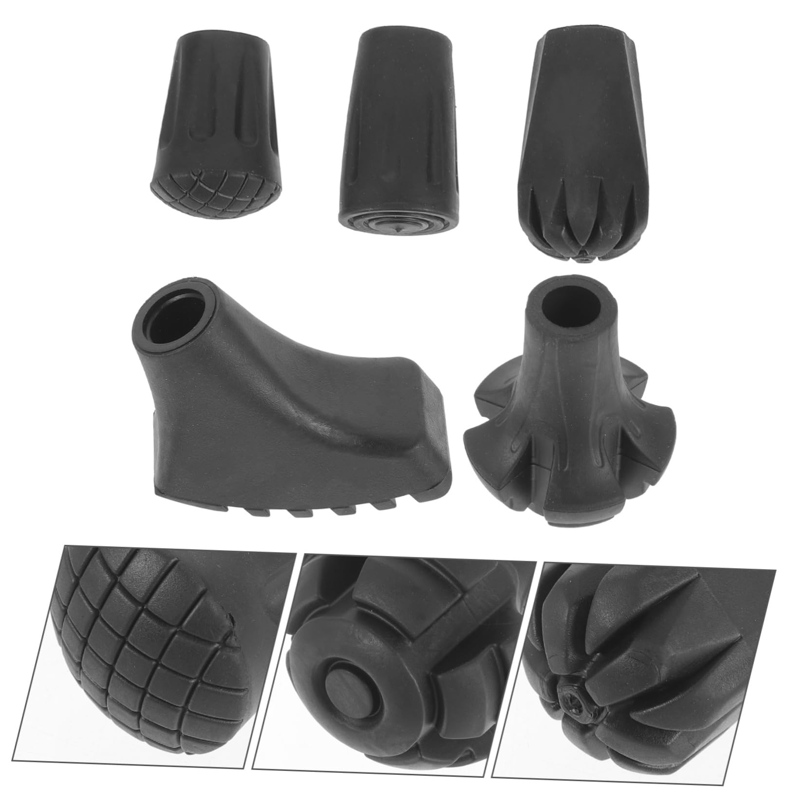 Supvox Trekkingstockpolster Krückenpolster Für Die Achselhöhlen Unterlage Sitzstangen Krückenpolsterung Tipps Zum Austausch Von Trekkingstöcken Wanderstöcke Griffe Black Gummi 5st