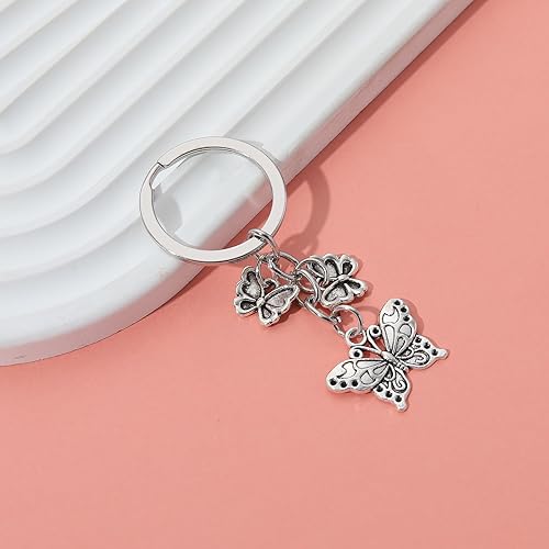 Miniatura 5 de PHAETON 20 llaveros de mariposa con forma de mariposa para mochilas, bolsos, equipaje, recuerdos de fiesta de cumpleaños, rellenos de bolsas de