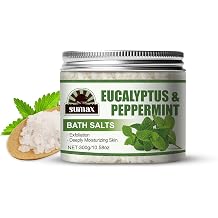 Sumax 300g Transparent Jar Eucalyptus & Mint Scrub
