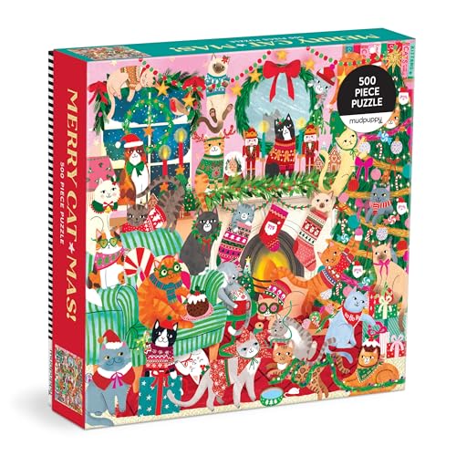 Merry Catmas! 500 Piece Family Puzzle
