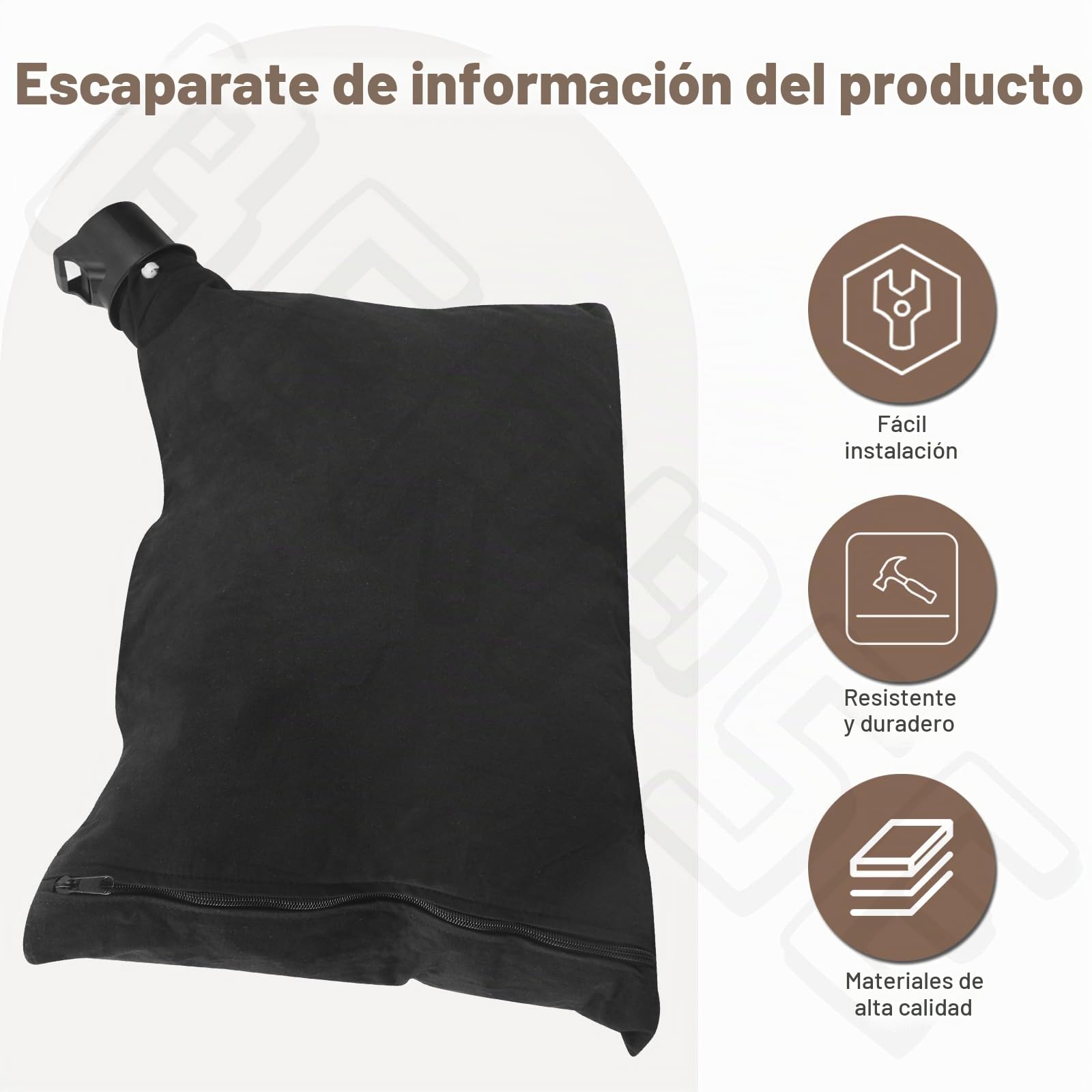 90560020-01 Bolsa sustituye a 90560020 90539053, compatible con soplador de hojas Black & Decker, compatible con soplador de hojas modelo BV3600 BV3800 BV5600 BV6000 LH4500 3 en 1